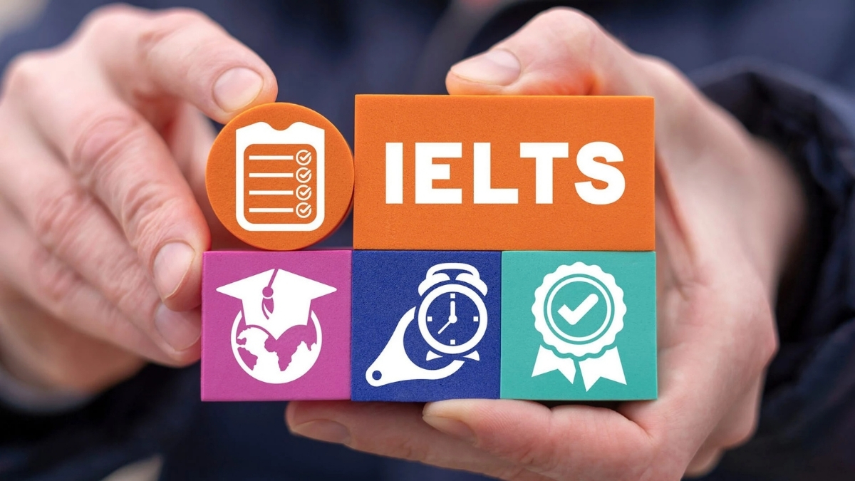 Studente che si prepara per l'esame IELTS