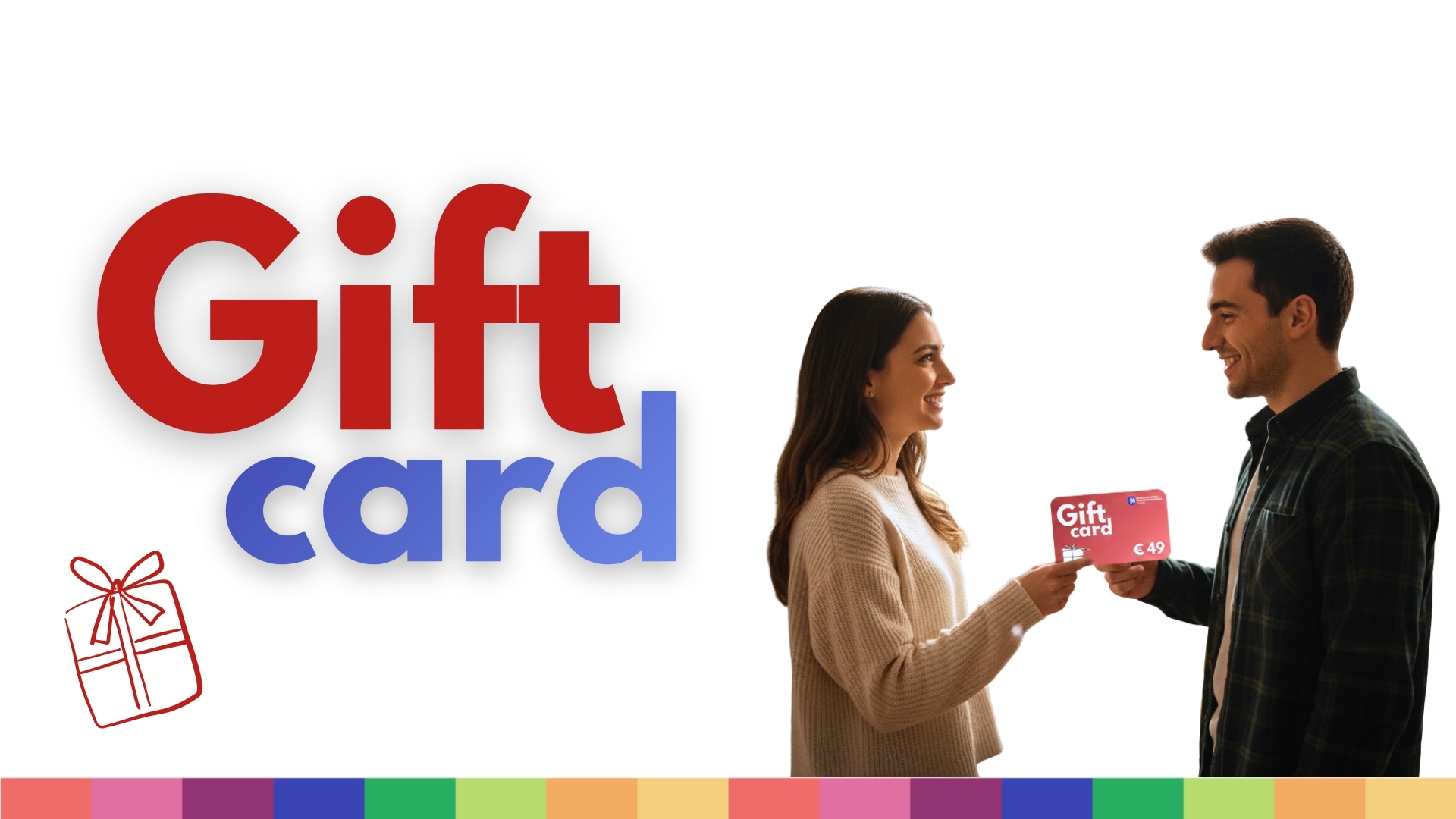 Gift Card in primo piano