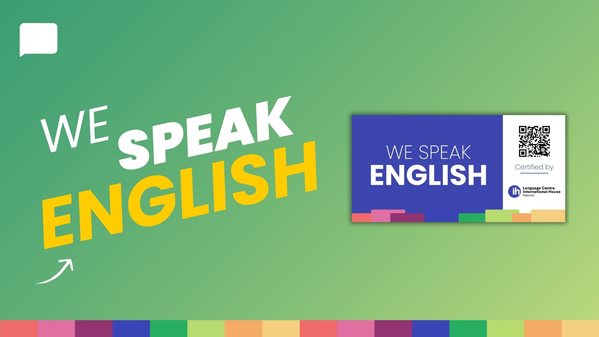 We Speak English